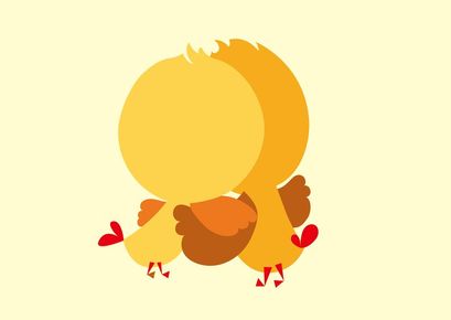 吉祥物設計練習| 陽光小雞
這是練習給憂鬱症防治機構的吉祥物-陽光小雞。這幅主題是一起走。
